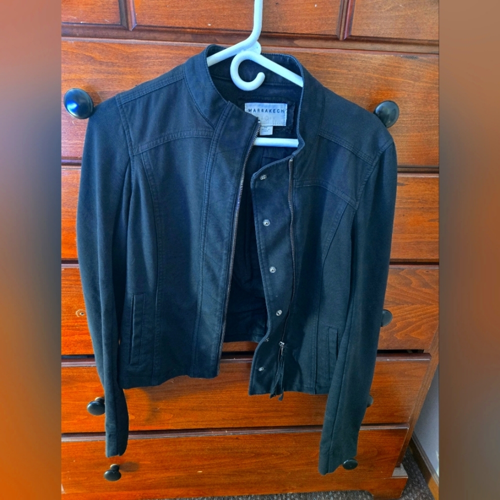 Evereve Black moto jacket